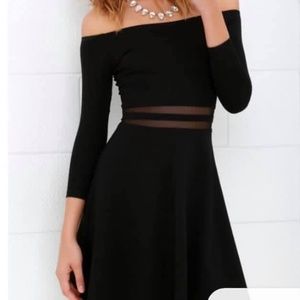 Lulus black semi formal dress